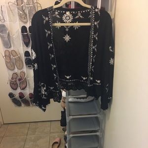 Free people short cape/summer coat